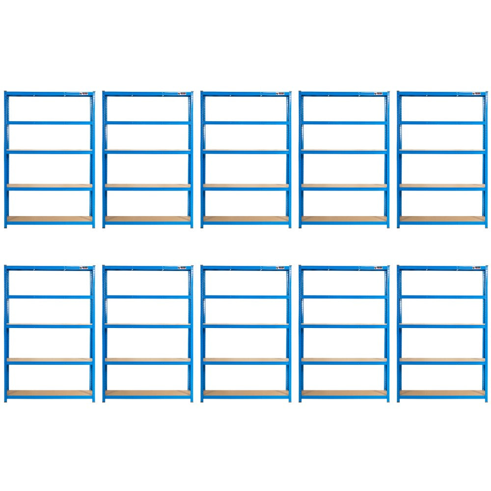 10 Unit Mega Deal | 180x120x40cm | 10 x Garage Shelving Units | 3 Colour Options | 1000kg Load Weight Per Unit | 10,000kg Per Set