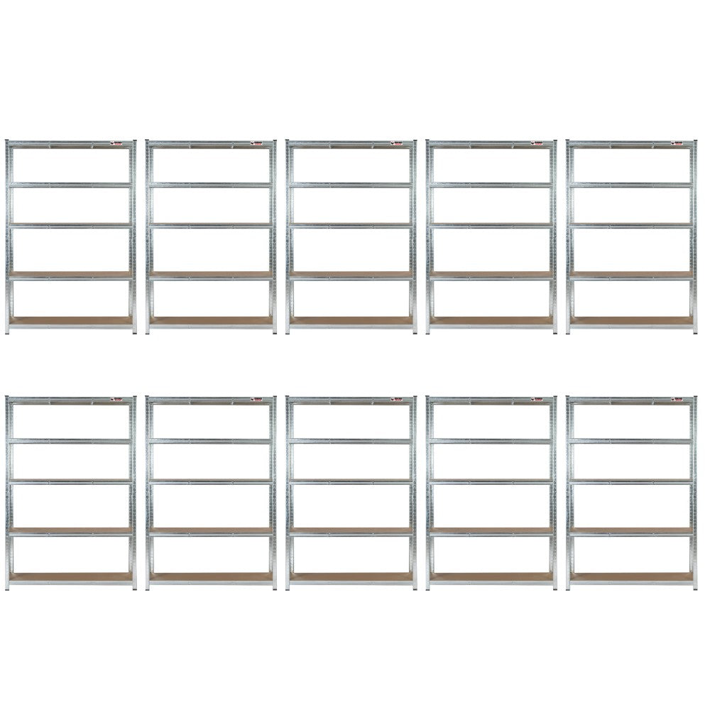 10 Unit Mega Deal | 180x120x45cm | 10 x Garage Shelving Units | 3 Colour Options | 1000kg Load Weight Per Unit | 10,000kg Per Set