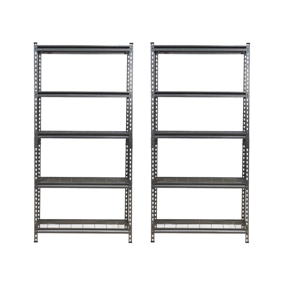 183 x 90 x 40cm | Black | 5 Tier Boltless Wire Shelving Unit | 1000kg load weight