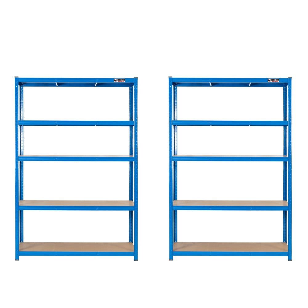 2 Bay Mega Deal | 180x120x60cm | 2 x Heavy Duty Garage Shelving Units | 3 Colour Options | 1000kg Per Unit | 2000kg Per Set
