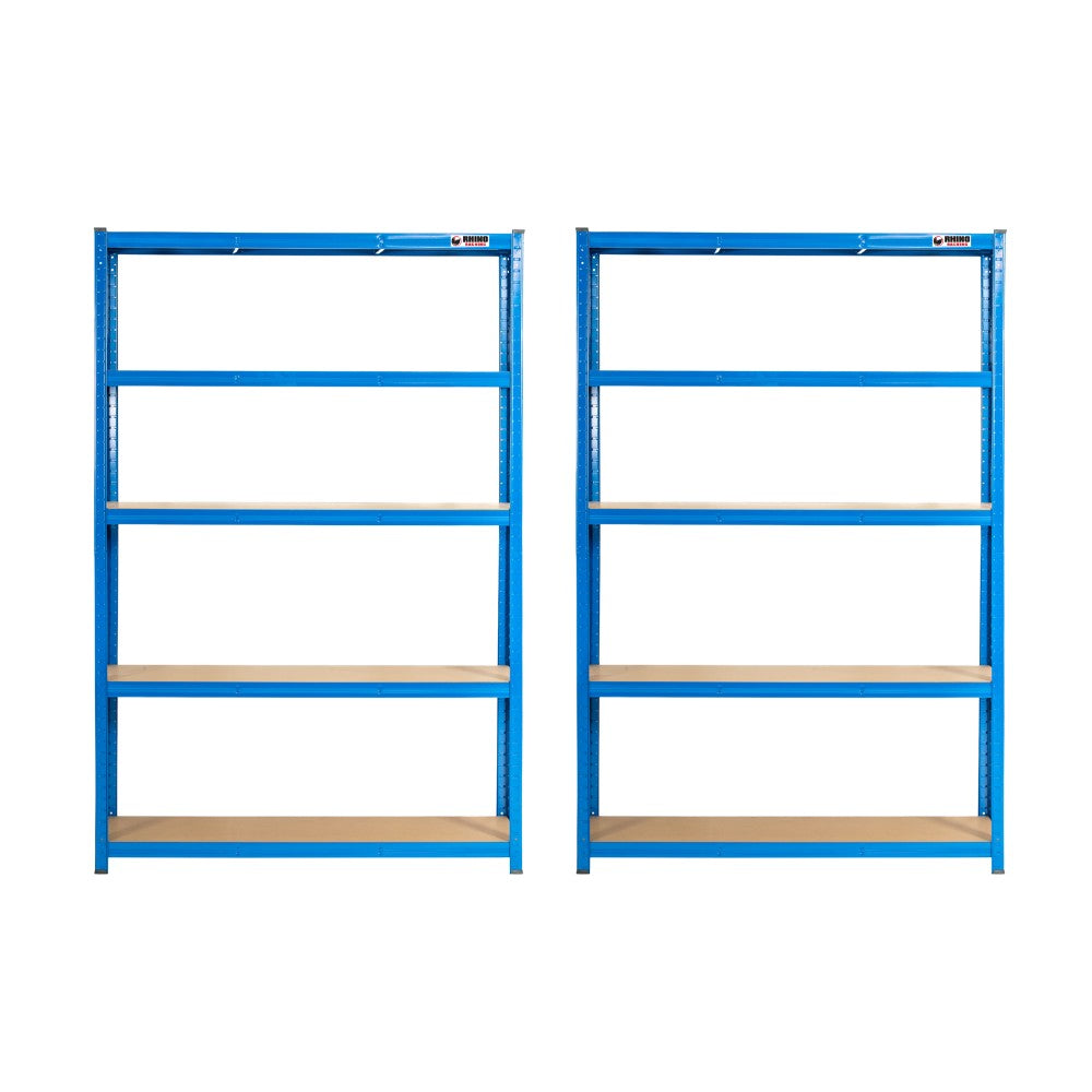 2 Unit Mega Deal | 180x120x40cm | 2 x Heavy Duty Garage Shelving Units | 3 Colour Options | 1000kg Per Unit | 2000kg Per Set