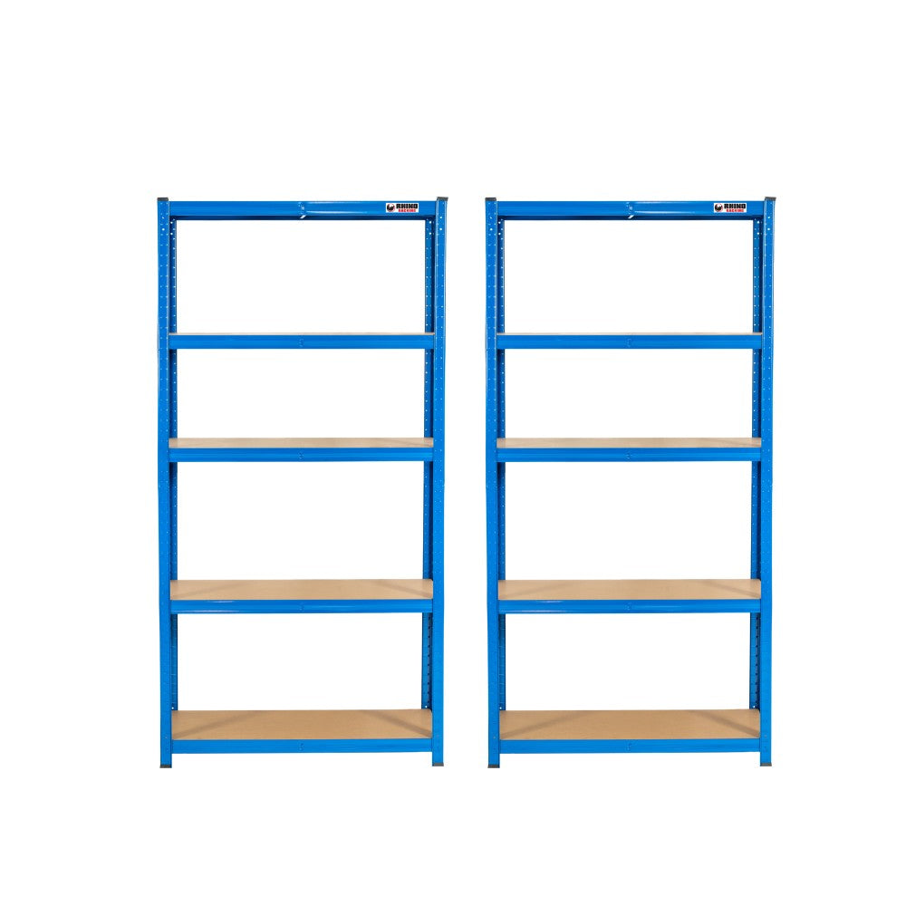 2 Unit Mega Deal | 180x90x45cm | 2 x Heavy Duty Garage Shelving Units | 3 Colour Options| 1000kg Per Unit | 2000kg Per Set