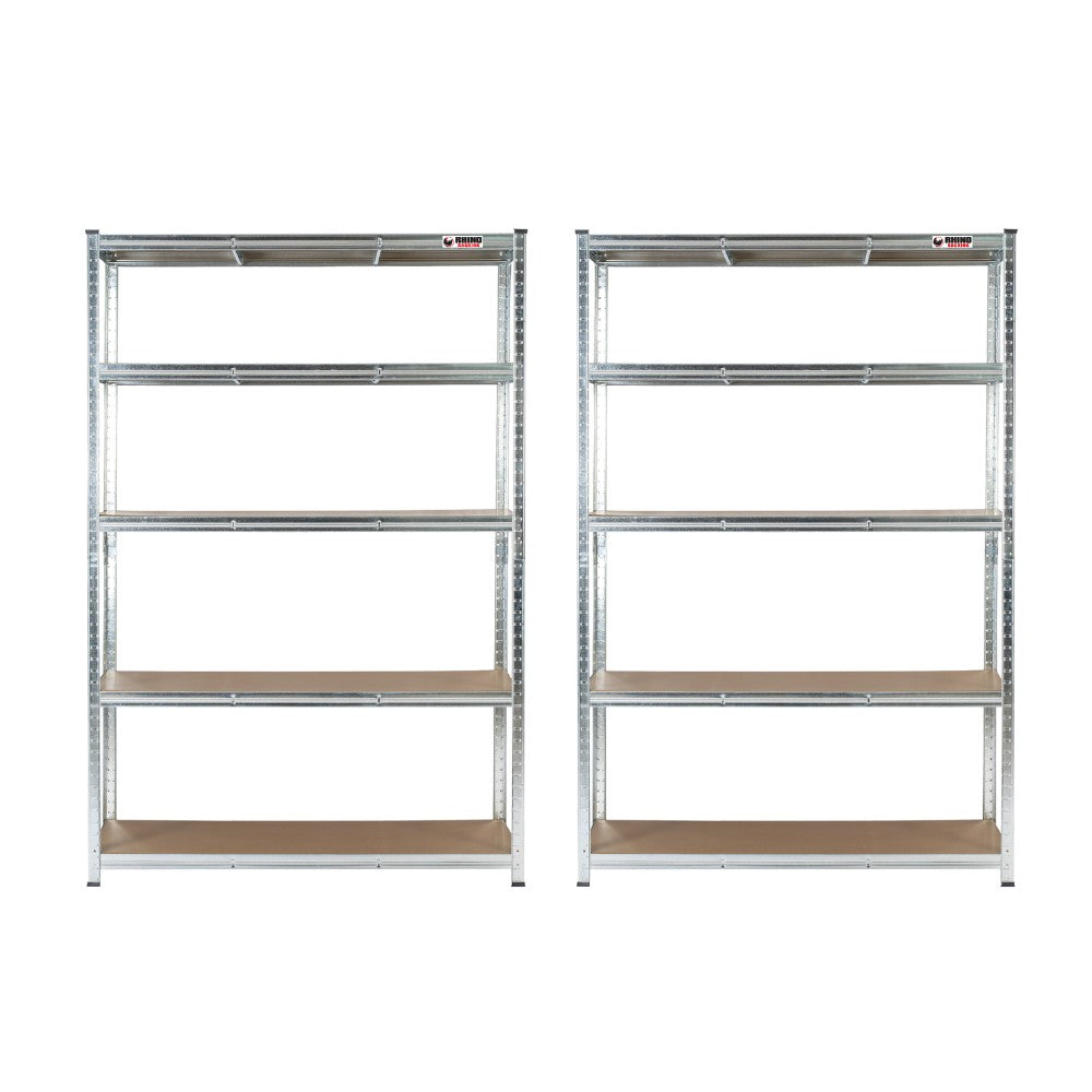 2 Bay Mega Deal | 180x120x60cm | 2 x Heavy Duty Garage Shelving Units | 3 Colour Options | 1000kg Per Unit | 2000kg Per Set