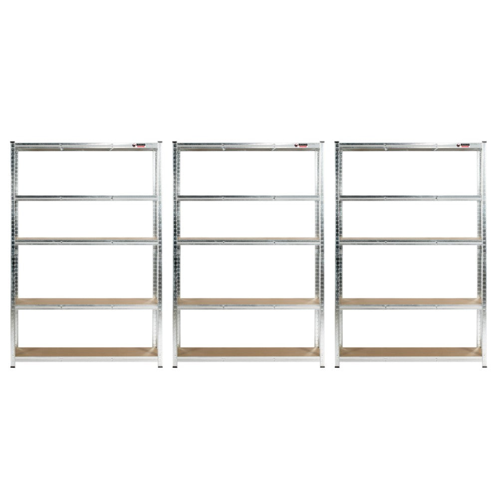 3 Unit Mega Deal | 180x120x40m | 3 x Garage Shelving Units | 3 Colour Options | 1000kg Per Unit | 3000kg Per Set