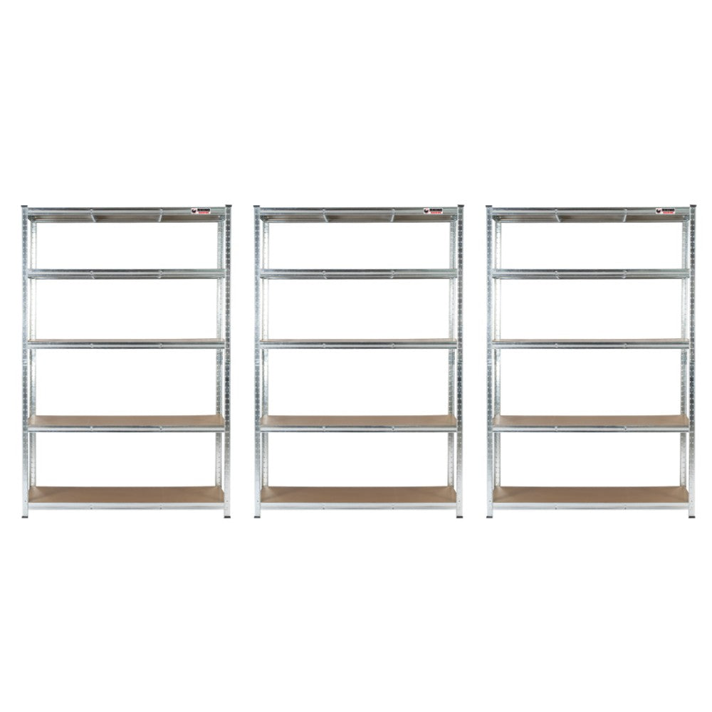 3 Unit Mega Deal | 180x120x60m | 3 x Garage Shelving Units | 3 Colour Options | 1000kg Per Unit | 3000kg Per Set