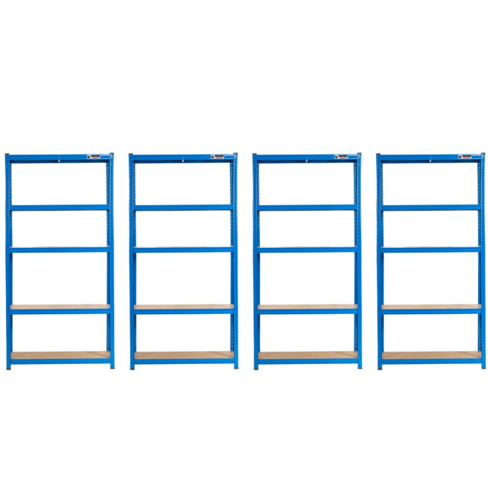 4 Unit Mega Deal | 180x90x40cm | 4 x Garage Shelving Units | 3 Colour Options | 1000kg Per Unit | 4000kg Per Set