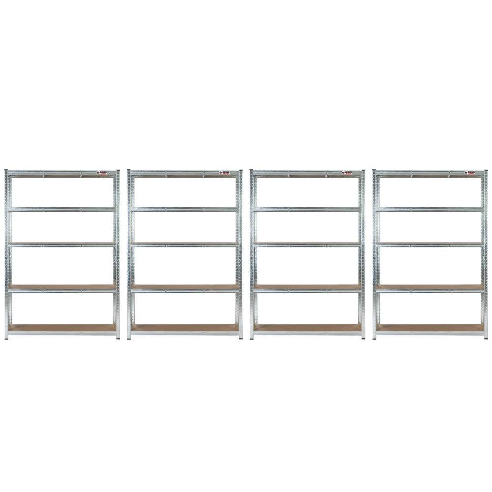 4 Unit Mega Deal | 180x120x45cm | 4 x Garage Shelving Units | 3 Colour Options | 1000kg Per Unit | 4000kg Per Set