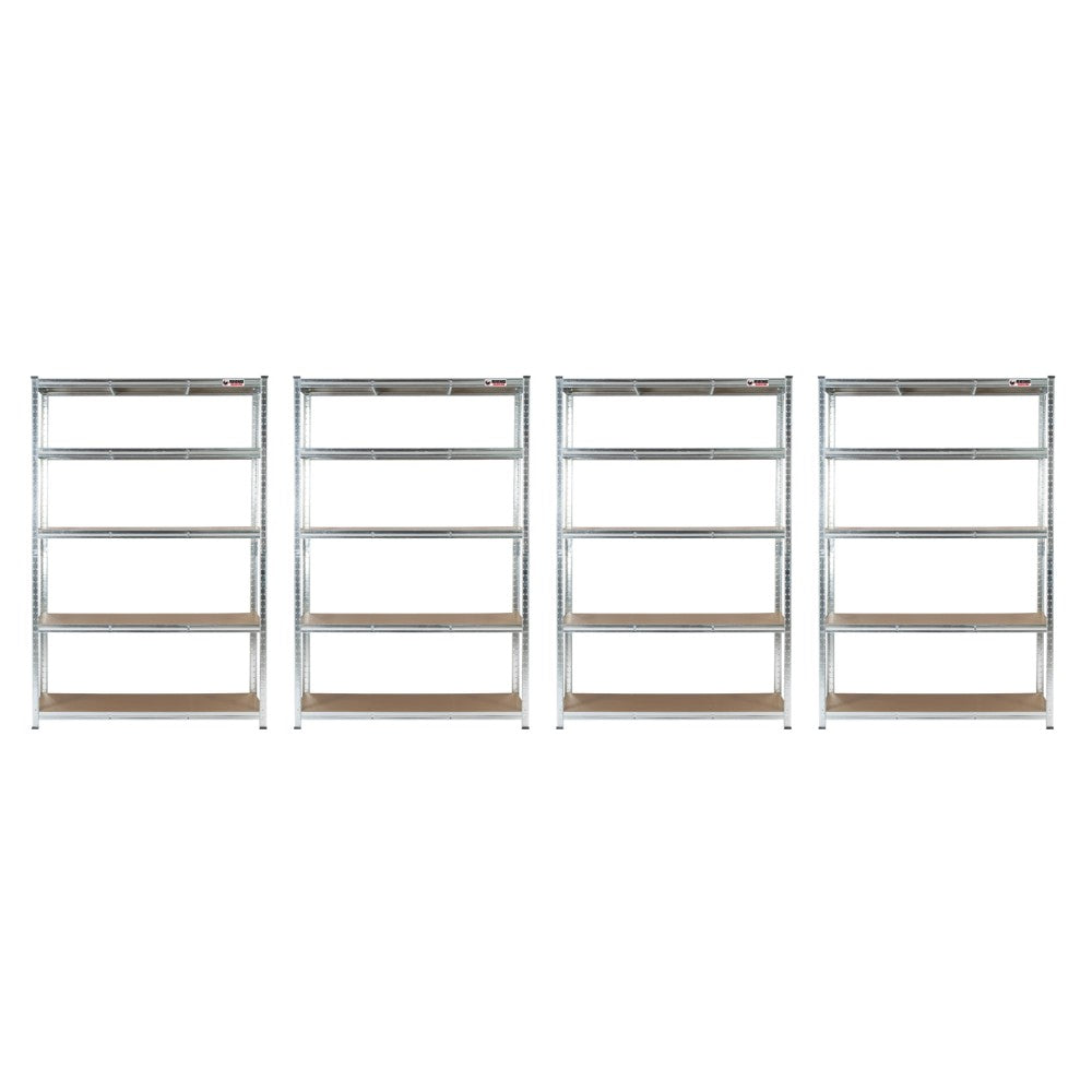 4 Unit Mega Deal | 180x120x60cm | 4 x Garage Shelving Units | 3 Colour Options | 1000kg Per Unit | 4000kg Per Set