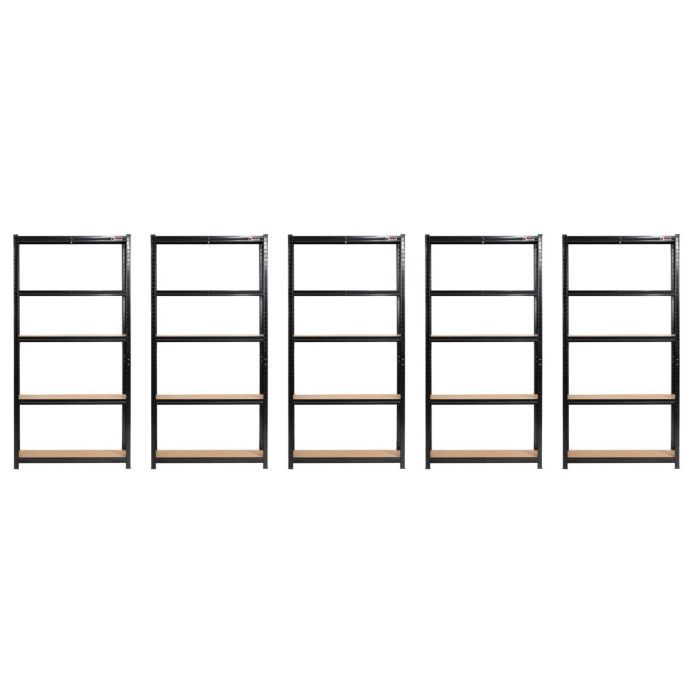 5 Unit Mega Deal | 180x90x30cm | 5 x Garage Shelving Units | 3 Colour Options | 1000kg Per Unit | 5000kg Per Set