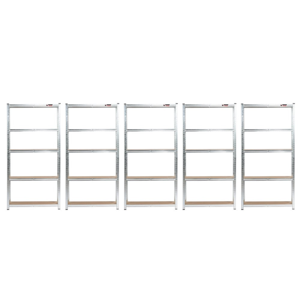 5 Unit Mega Deal | 180x90x30cm | 5 x Garage Shelving Units | 3 Colour Options | 1000kg Per Unit | 5000kg Per Set