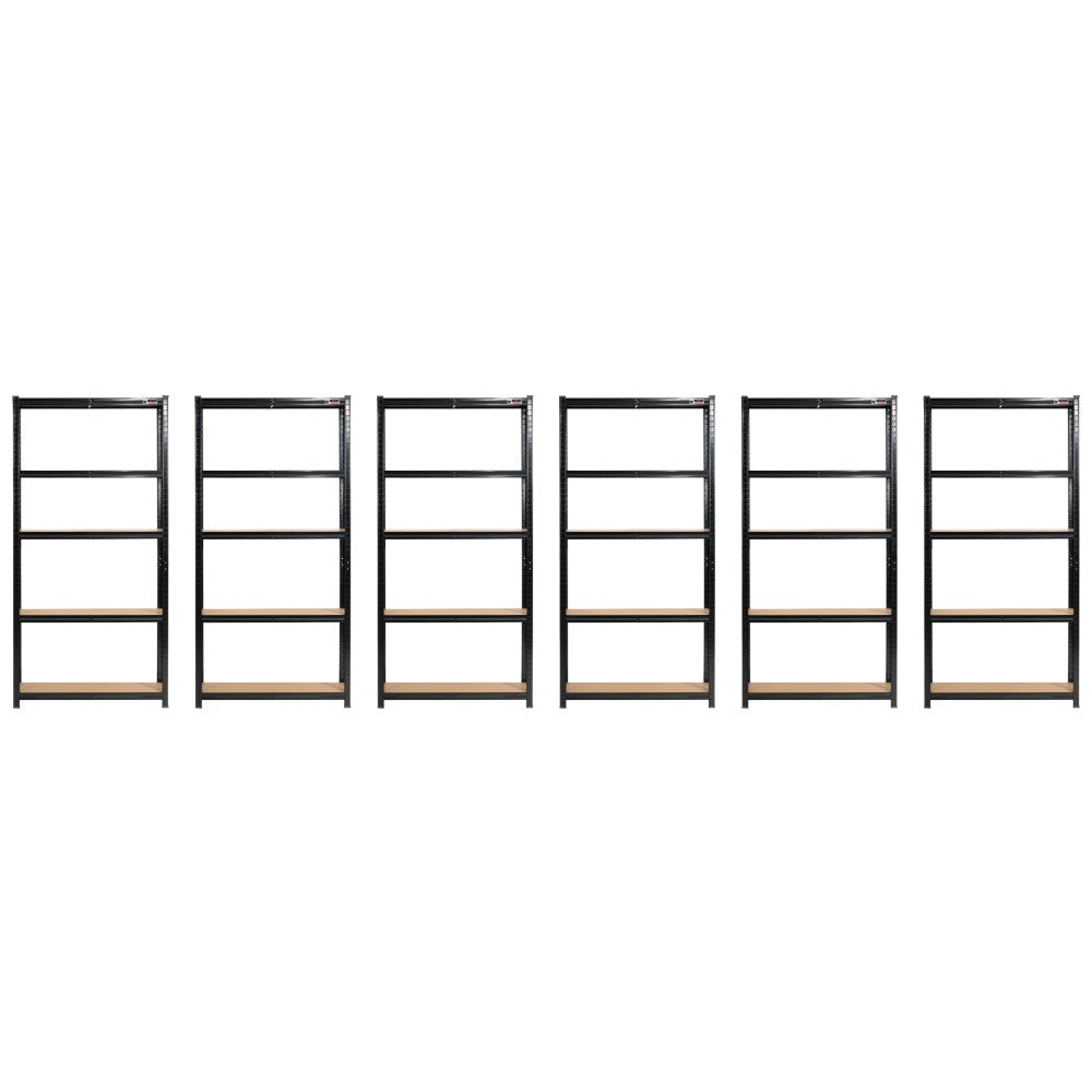 6 Unit Mega Deal | 180x90x30cm | 6 x Garage Shelving Units | 3 Colour Options | 1000kg Load Weight Per Unit | 6000kg Per Set