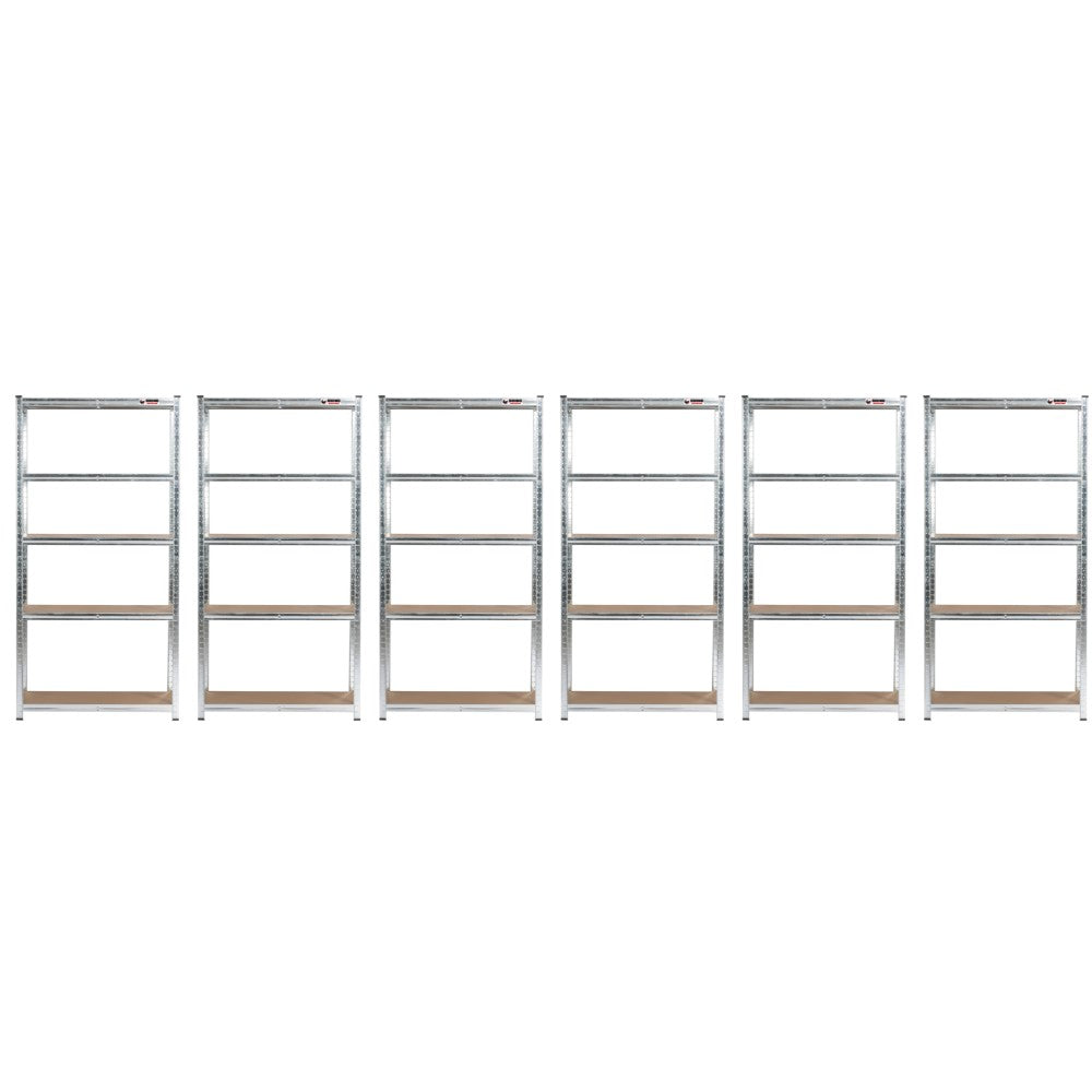 6 Unit Mega Deal | 180x90x40cm | 6 x Garage Shelving Units | 3 Colour Options | 1000kg Load Weight Per Unit | 6000kg Per Set