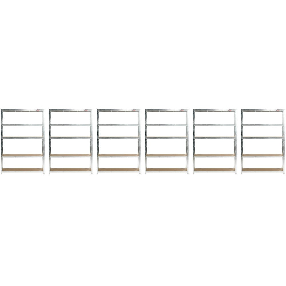 6 Unit Mega Deal | 180x120x40cm | 6 x Garage Shelving Units | 3 Colour Options | 1000kg Load Weight Per Unit | 6000kg Per Set