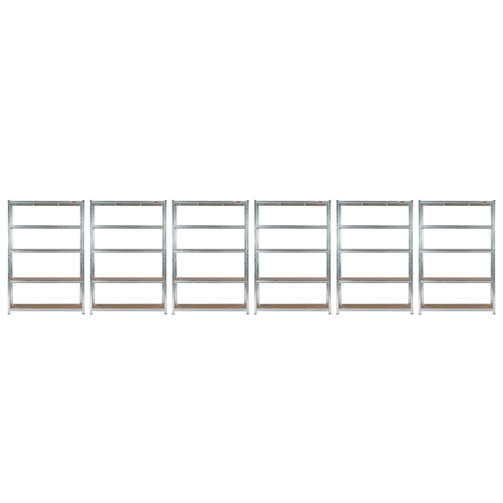 6 Unit Mega Deal | 180x120x45cm | 6 x Garage Shelving Units | 3 Colour Options | 1000kg Load Weight Per Unit | 6000kg Per Set