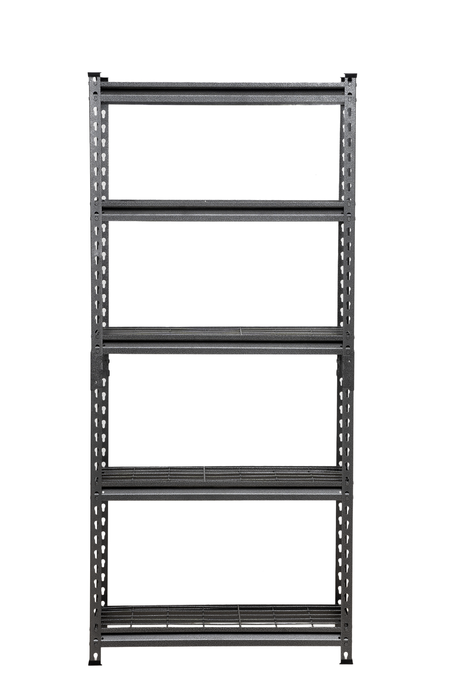152 x 75 x 30cm | Black | 5 Tier Boltless Wire Shelving Unit | 1000kg Load Weight
