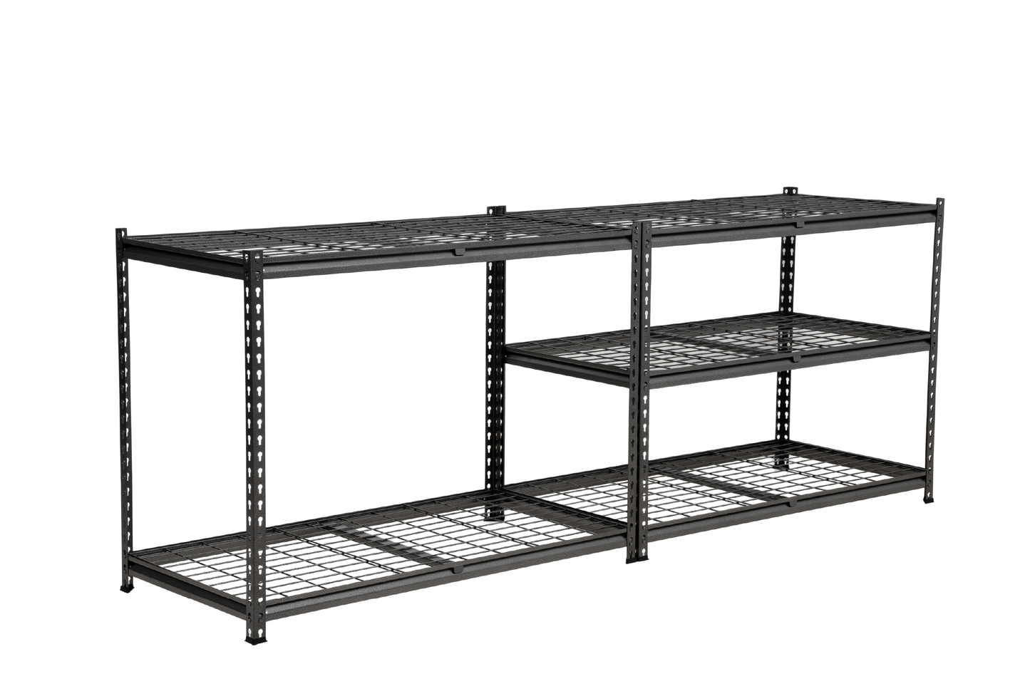 183 x 120 x 60cm | Black | 5 tier Boltless Wire Shelving Unit | 1000kg load weight
