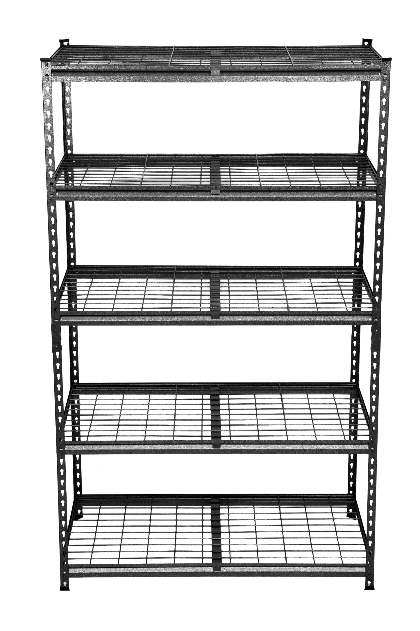 183 x 120 x 60cm | Black | 5 tier Boltless Wire Shelving Unit | 1000kg load weight