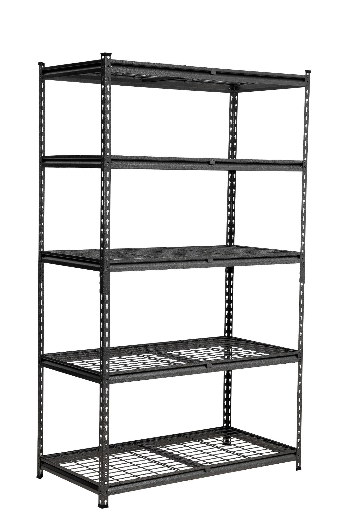 183 x 120 x 60cm | Black | 5 tier Boltless Wire Shelving Unit | 1000kg load weight