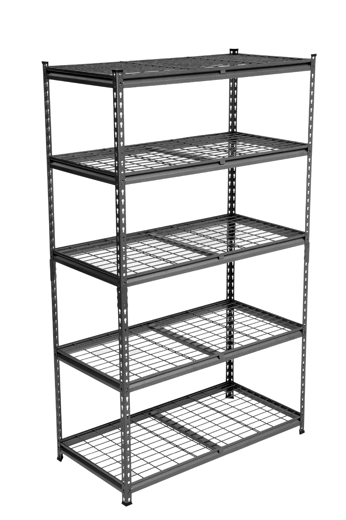 183 x 120 x 60cm | Black | 5 tier Boltless Wire Shelving Unit | 1000kg load weight
