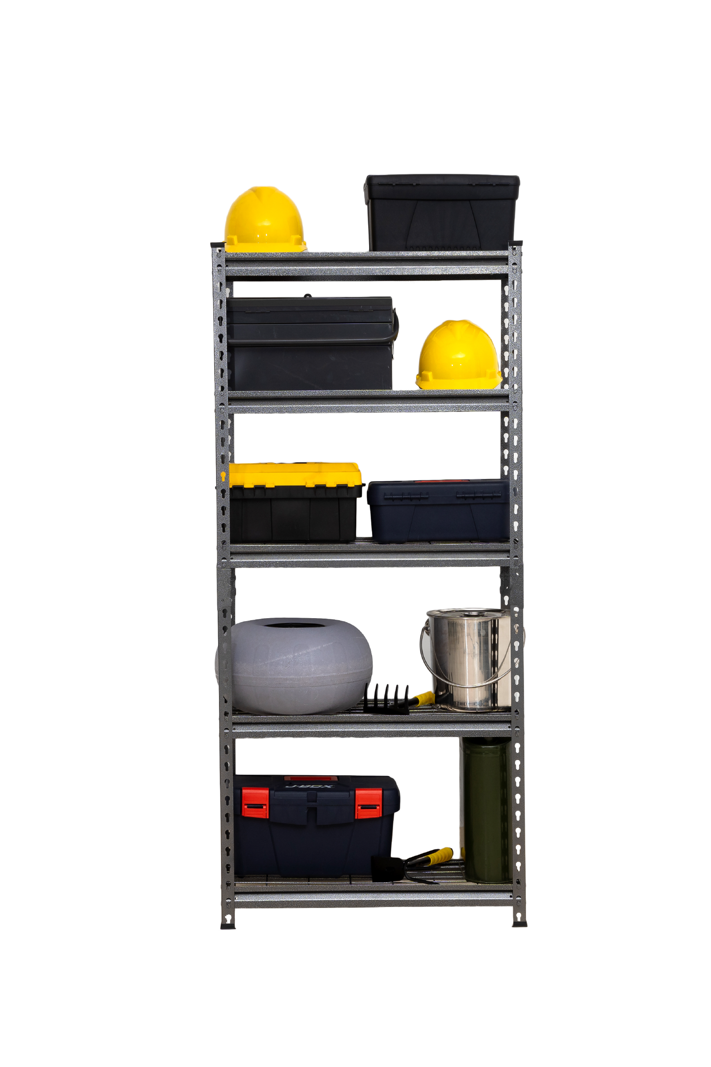 152 x 75 x 30cm | Black | 5 Tier Boltless Wire Shelving Unit | 1000kg Load Weight