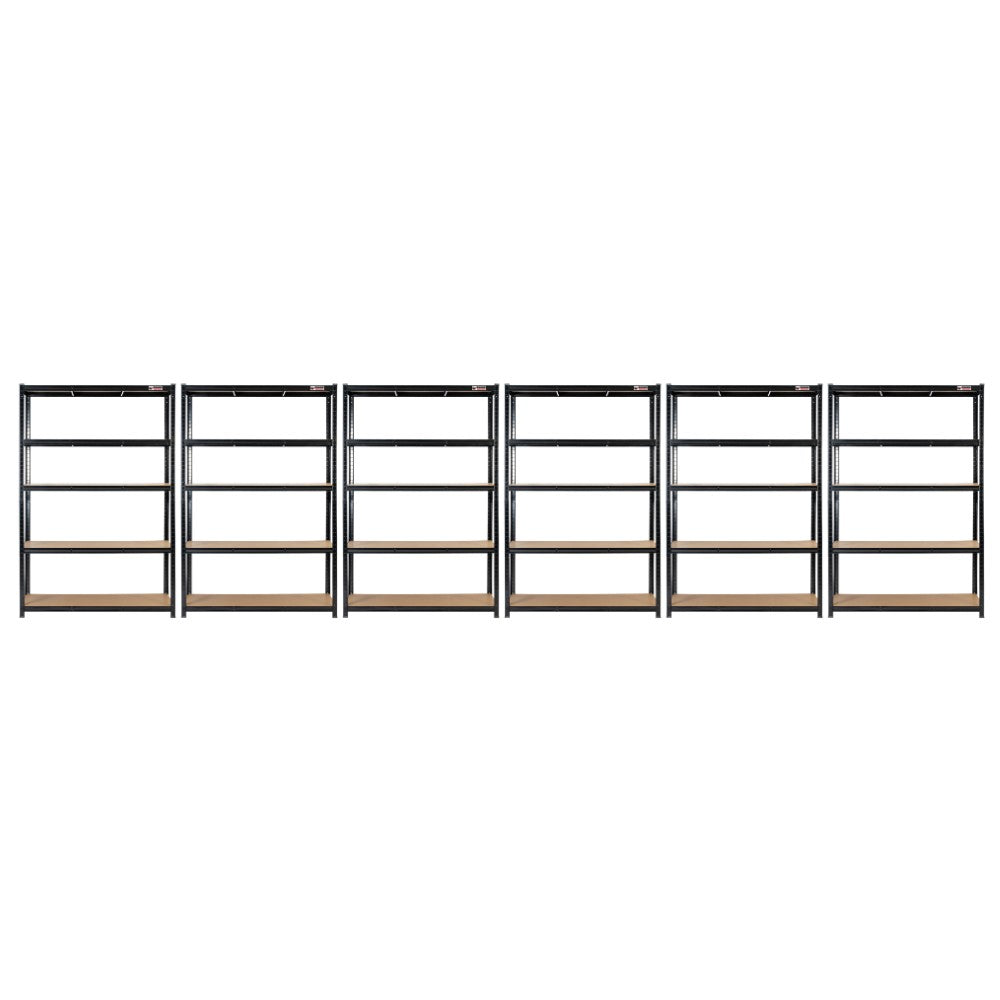 6 Unit Mega Deal | 180x120x60cm | 6 x Garage Shelving Units | 3 Colour Options | 1000kg Load Weight Per Unit | 6000kg Per Set