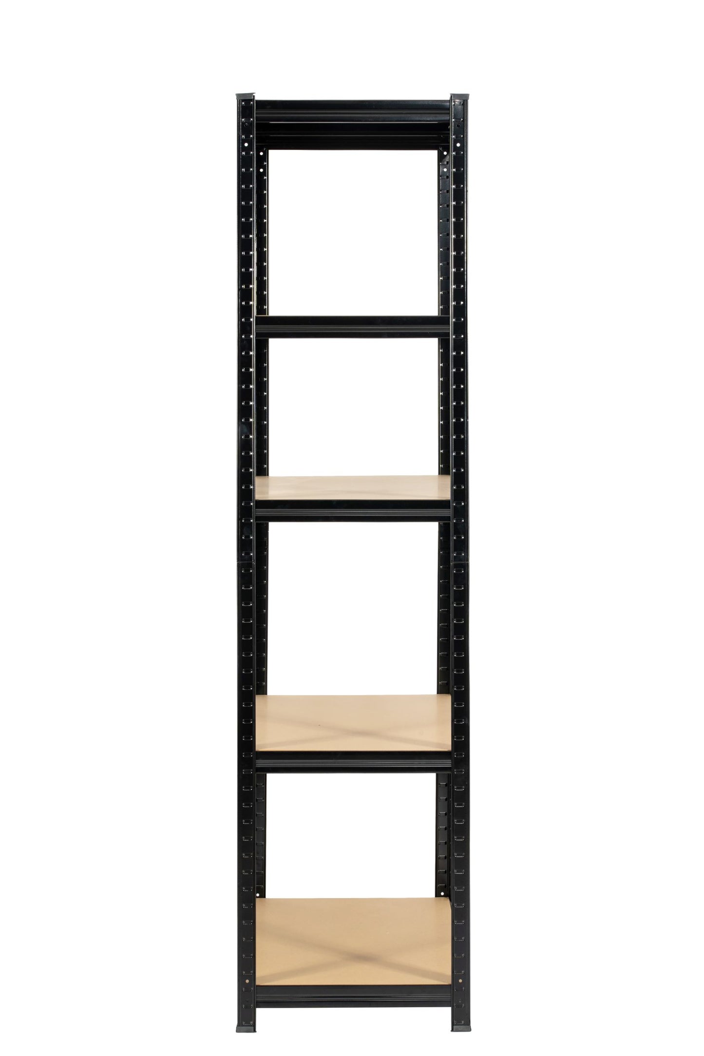 180 x 90 x 45cm | Black | 5 Tier Boltless Heavy Duty Garage Shelving Unit | 1000kg Load Weight