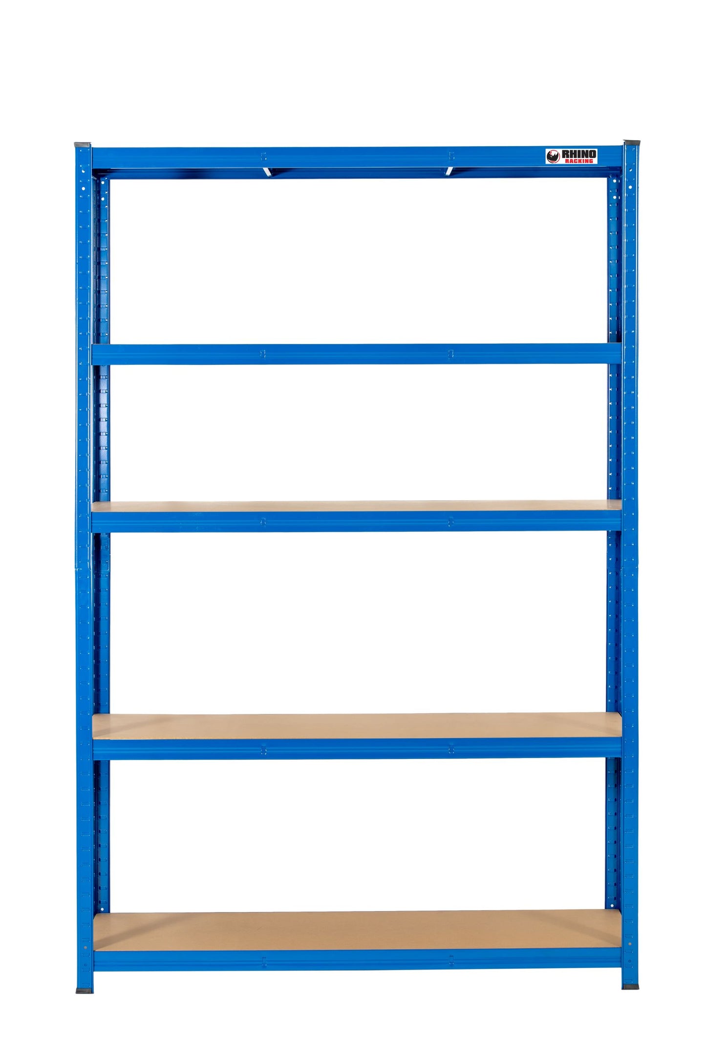 180 x 120 x 45cm | Blue | 5 Tier Boltless Heavy Duty Garage Shelving Unit | 1000kg Load Weight