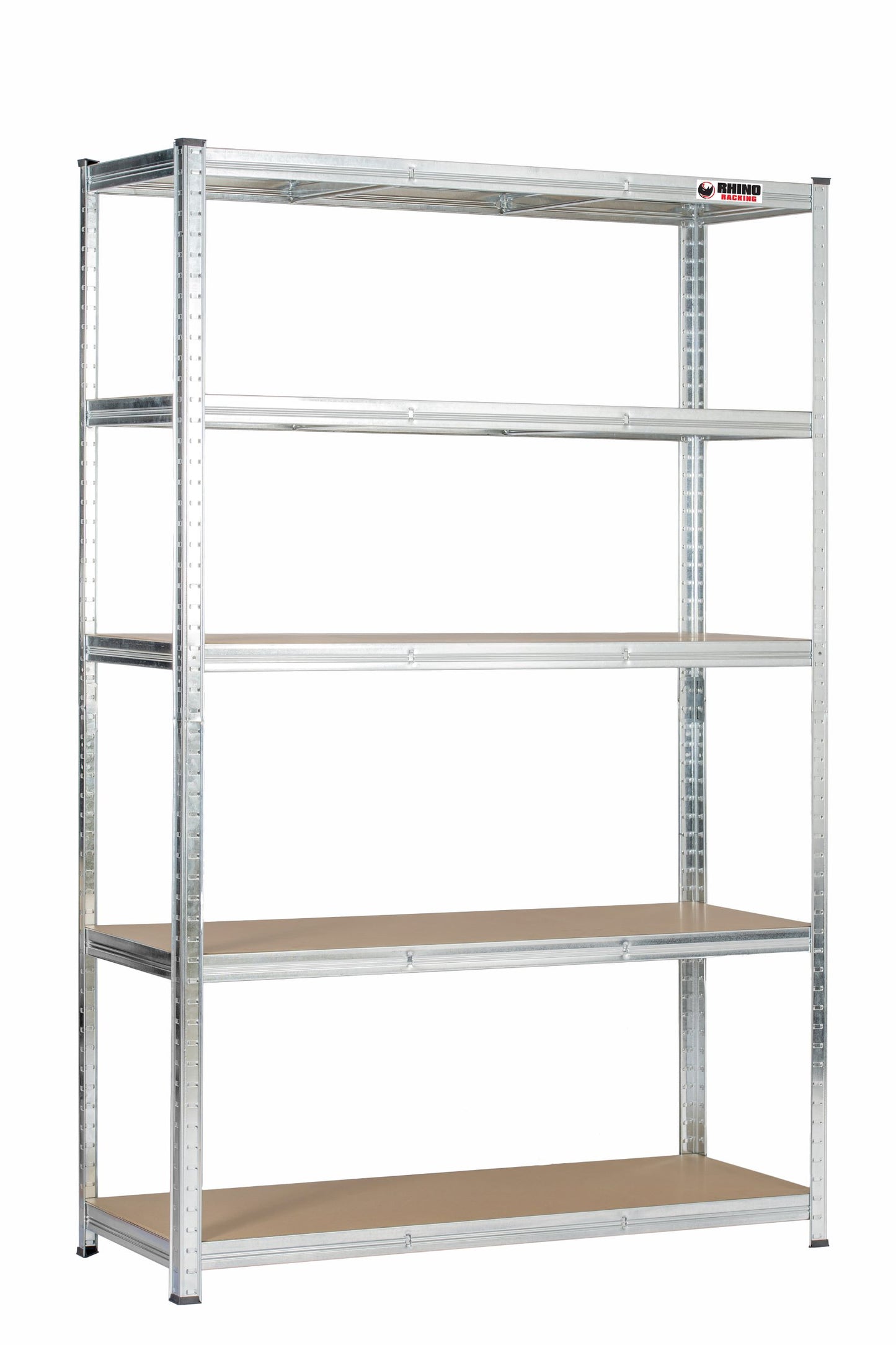 180 x 120 x 45cm | Galvanised | 5 Tier Boltless Heavy Duty Garage Shelving Unit | 1000kg Load Weight