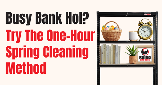 Busy Bank Holiday? Try The One Hour Spring Cleaning Method