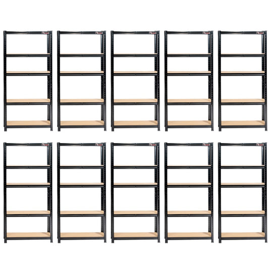 10 Bay Mega Deal | 150x75x30cm | 10 x Garage Shelving Units | 3 Colour Options | 1000kg Load Weight Per Unit | 10,000kg Total Capacity