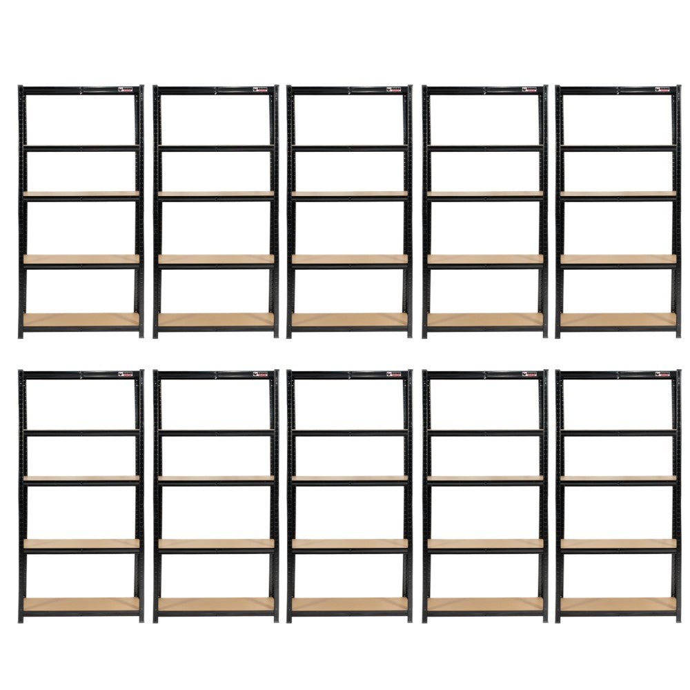 10 Unit Mega Deal | 180x90x45cm | 10 x Garage Shelving Units | 3 Colour Options | 1000kg Load Weight Per Unit | 10,000kg Per Set