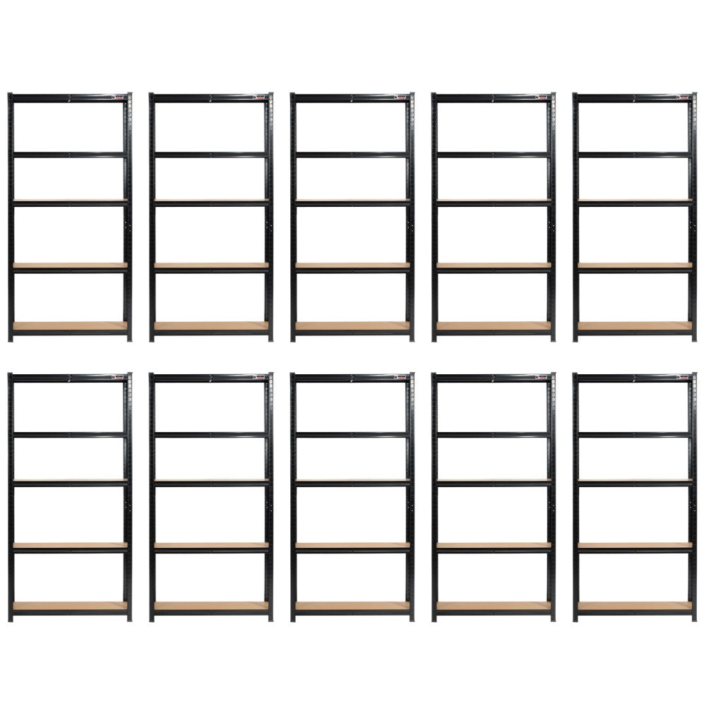 10 Unit Mega Deal | 180x90x30cm | 10 x Garage Shelving Units | 3 Colour Options | 1000kg Load Weight Per Unit | 10,000kg Per Set