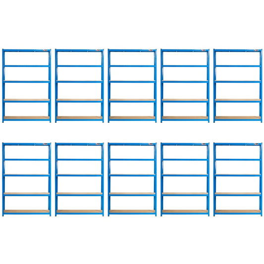10 Unit Mega Deal | 180x120x40cm | 10 x Garage Shelving Units | 3 Colour Options | 1000kg Load Weight Per Unit | 10,000kg Per Set