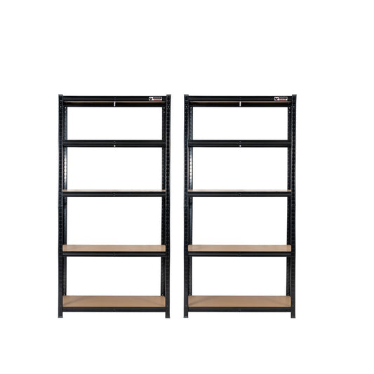 2 Unit Mega Deal | 180x90x60cm | 2 x Heavy Duty Garage Shelving Units | 3 Colour Options | 1000kg Per Unit | 2000kg Per Set