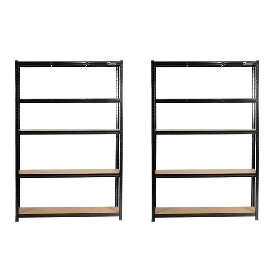 2 Unit Mega Deal | 180x120x40cm | 2 x Heavy Duty Garage Shelving Units | 3 Colour Options | 1000kg Per Unit | 2000kg Per Set