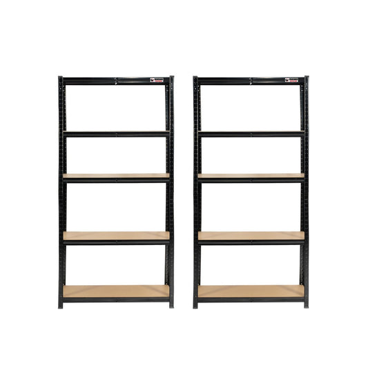 2 Unit Mega Deal | 180x90x45cm | 2 x Heavy Duty Garage Shelving Units | 3 Colour Options| 1000kg Per Unit | 2000kg Per Set