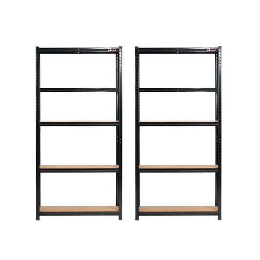 2 Unit Mega Deal | 180x90x30cm | 2 x Heavy Duty Garage Shelving Units | 3 Colour Options | 1000kg Per Unit | 2000kg Per Set