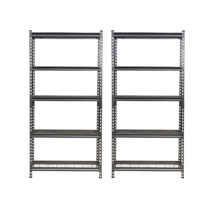 183 x 90 x 30cm| 5 Tier Boltless Wire Shelving Unit | Hammertone | 1000kg load weight