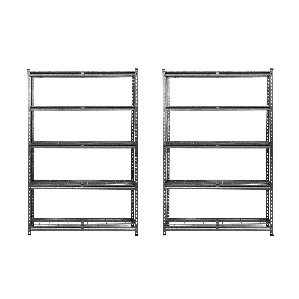 183 x 120 x 40cm | Black | 5 Tier Boltless Wire Shelving Unit | 1000kg load weight