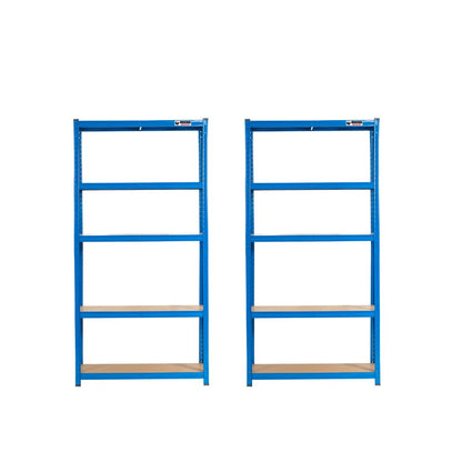 180 x 90 x 40cm | Blue | 5 Tier Boltless Heavy Duty Garage Shelving Unit | 200kg Per Shelf | 1000kg Load Weight Per Unit