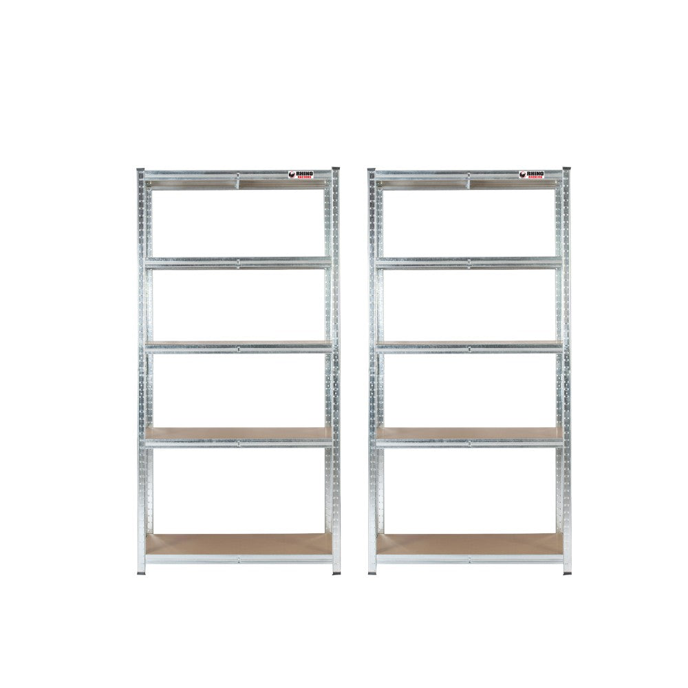 180 x 90 x 60cm | Galvanised | 5 Tier Boltless Heavy Duty Garage Shelving Unit | 1000kg Load Weight