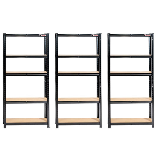 3 Bay Mega Deal | 150x75x30m | 3 x Garage Shelving Units | 3 Colour Options | 1000kg Per Unit| 3000kg Per Set
