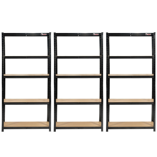 3 Bay Mega Deal | 180x90x45m | 3 x Garage Shelving Units | 3 Colour Options| 1000kg Per Unit | 3000kg Per Set
