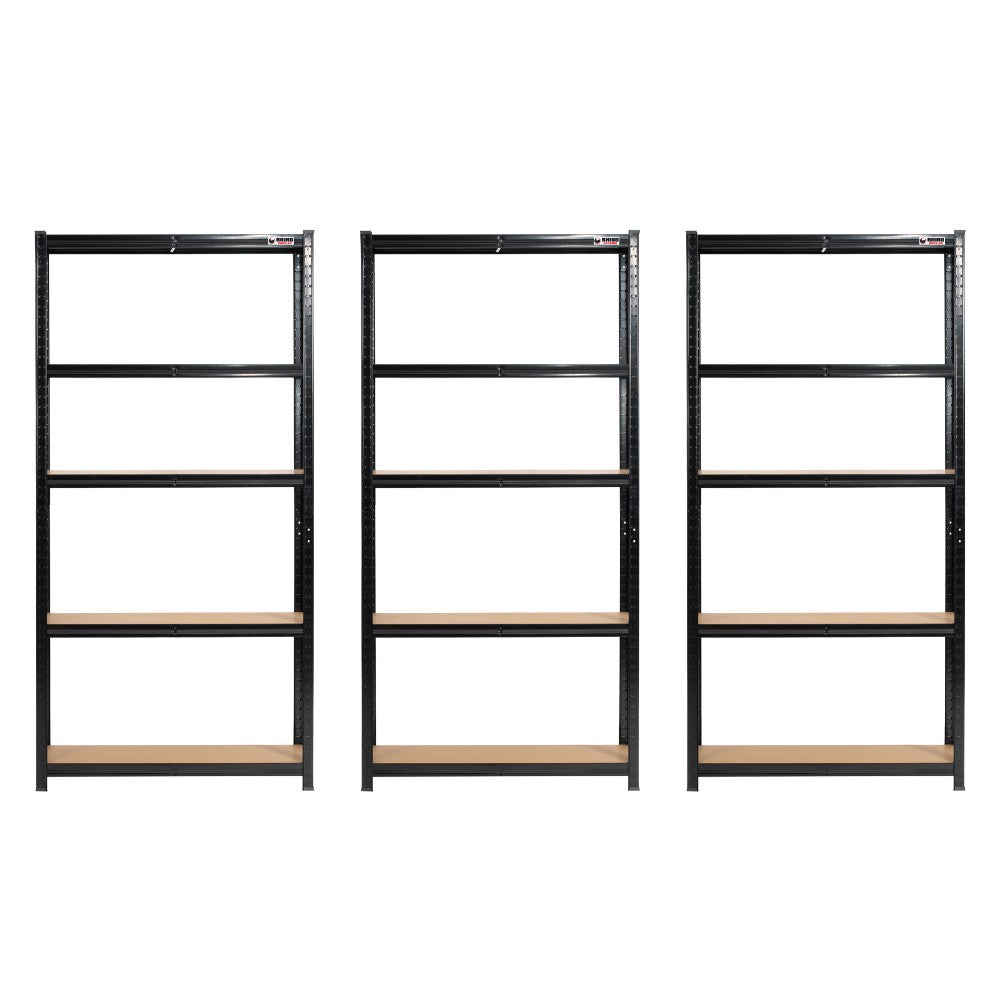3 Unit Mega Deal | 180x90x30m | 3 x Garage Shelving Units | 3 Colour Options | 1000kg Per Unit | 3000kg Per Set