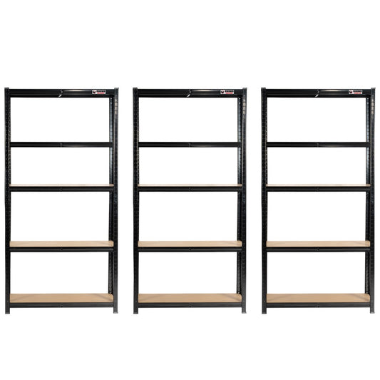 3 Unit Mega Deal | 180x90x40m | 3 x Garage Shelving Units | 3 Colour Options | 1000kg Per Unit | 3000kg Per Set
