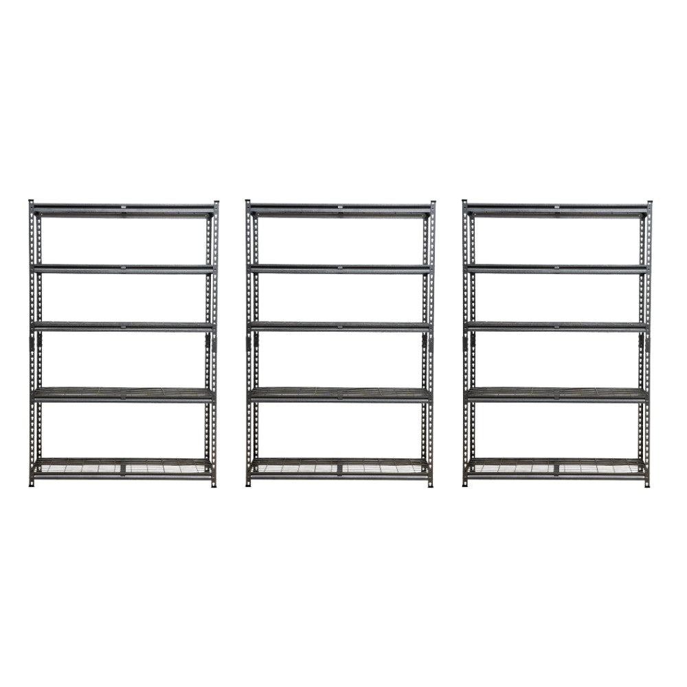 183 x 120 x 45cm | Black | 5 Tier Boltless Wire Shelving Unit | 1000kg load weight