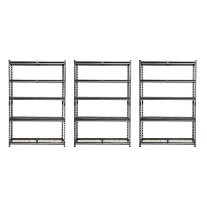 183 x 120 x 45cm | 5 Tier Boltless Wire Shelving Unit | Hammertone | 1000kg load weight
