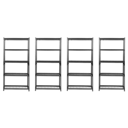 183 x 90 x 45cm | 5 Tier Boltless Wire Shelving Unit | Hammertone | 1000kg load weight