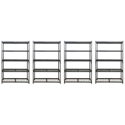 183 x 120 x 60cm | 5 tier Boltless Wire Shelving Unit | Hammertone | 1000kg load weight