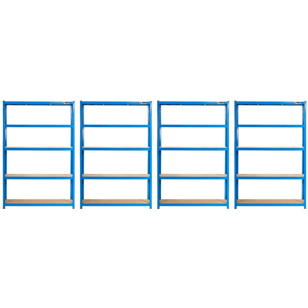 4 Unit Mega Deal | 180x120x40cm | 4 x Garage Shelving Units | 3 Colour Options| 1000kg Per Unit | 4000kg Per Set